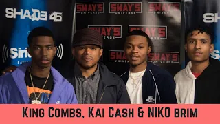king combs and cyn kai cash u0026 niko brim crew 5 fingers of death freestyle sways universe
