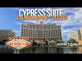 Bellagio Hotel Casino Las Vegas Cypress Suite 8001 Room Tour 13th January 2026