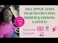JAVA SMS TUTORIAL 2 HOW TO SEND STANDARD SMS USING NETBEANS GSM MODEM WITH OZEKI NG GATEWAY