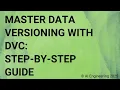 Master Data Versioning with DVC Step-by-Step Guide
