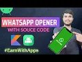 Open WhatsApp Chat Directly from Android Application using Implicit Intent Android Studio