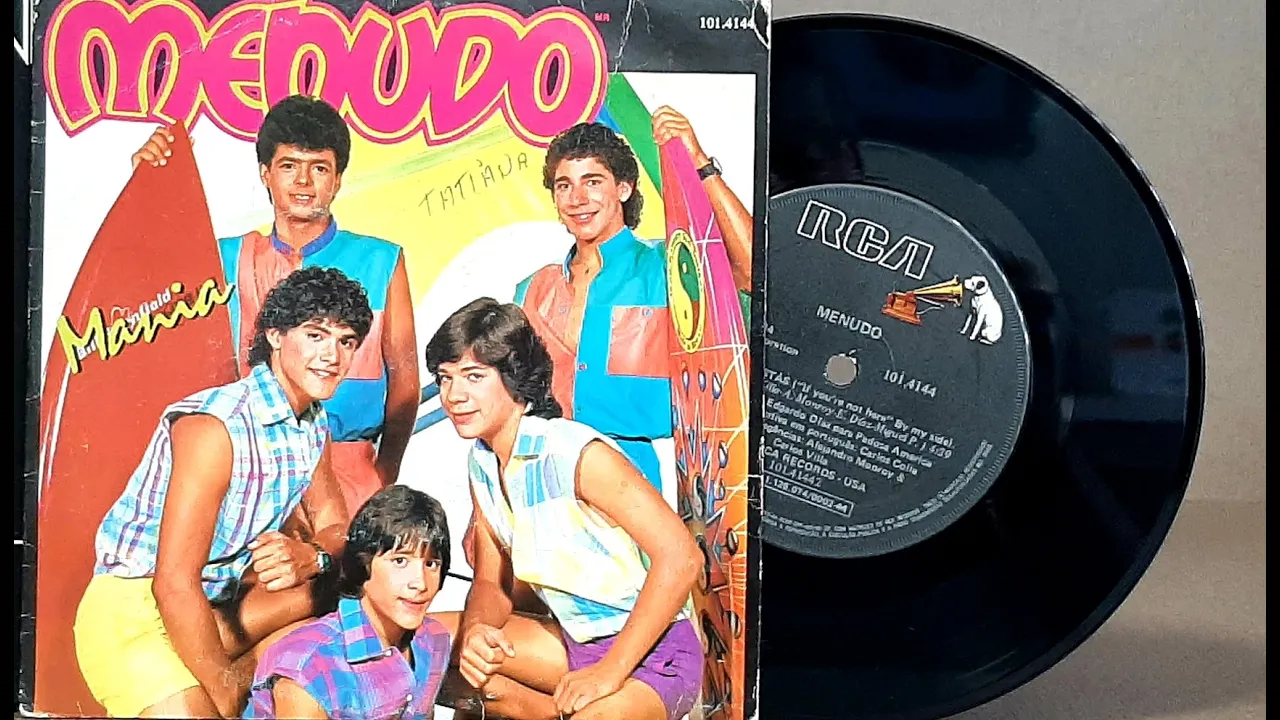 Menudo - Se Tu Não Estás / Não Se Reprima - ℗ 1984 - Baú????