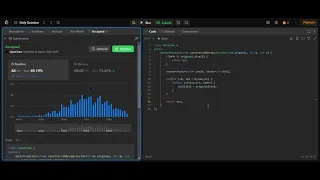 Solved LeetCode Problem 2022 Convert 1D Array Into 2D Array
