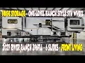 2027 River Ranch 396FLL front living room Ranch Style Fifth Wheel Couchs RV Nation - All About RVs