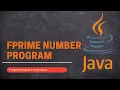 Prime Number Program 4 different techniques JAVA