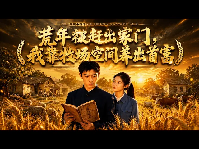 荒年被赶出家门，我靠牧场空间养出首富