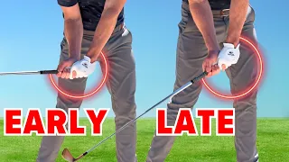 Exactly WHEN and HOW To HINGE Your Wrists in the Backswing