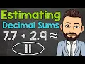 Estimating Decimal Sums Math with Mr J