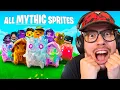 Finding ALL RARE MYTHIC SPRITES in FORTNITE WORLD RECORD