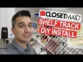 ClosetMaid Shelf Track DIY Install - 5 Easy Steps To Optimize Storage