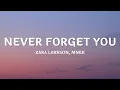 Download Lagu Zara Larsson, MNEK - Never Forget You (Lyrics)🎵