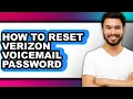 How to Reset Verizon Voicemail Password updated