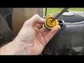 How to change the oil on a murray riding mower
