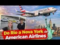 Rio to New York on American Airlines