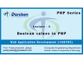 Chapter 5 - PHP Boolean Values