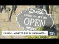 Minimum wage to rise in Washington