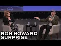 Bryce Dallas Howard is surprised by her father Ron Howard