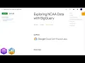 Qwiklabs Exploring NCAA Data with BigQuery GSP160