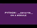 PYTHON -