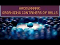 Organizing Containers of Balls HackerRank JavaScript