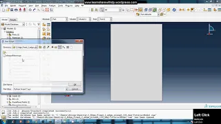 How to run and edit python script in abaqus