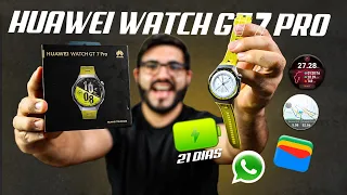 CHEGOU! O Smart Watch MAIS TOP com 21 DIAS DE BATERIA - Huawei Watch GT 7 PRO - (Unboxing e Testes)