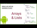 ArrayList in Kotlin Android Urdu Hindi BJM