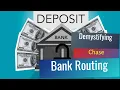 Chase Bank Routing Number California