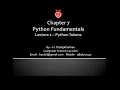 XI Chapter 7 - Lecture 1