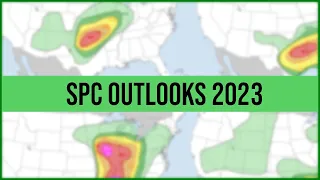 All SPC Day 1 Outlooks in 2023 - Timelapse Compilation