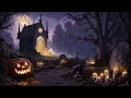 Haunted Graveyard Halloween Ambience with Spooky and Relaxing Sounds