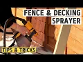 How to Use a Fence Decking Sprayer - Tips Tricks WAGNER