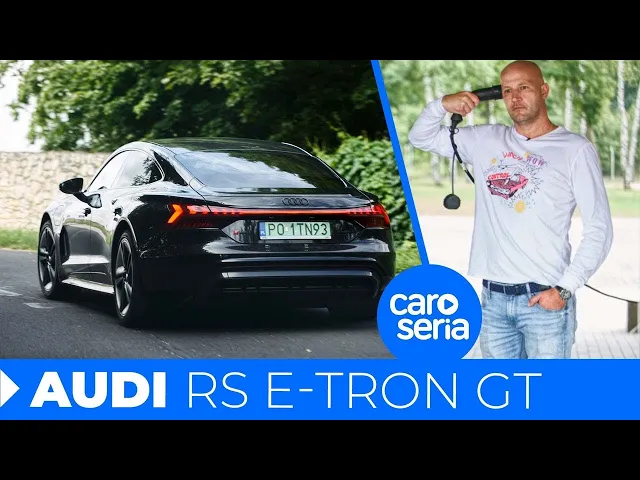 Elektryczne Audi RS e-tron GT, czyli zaraz odwiozą mnie do Tworek! (TEST PL 4K) | CaroSeria