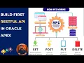 Oracle APEX RESTful APIs Tutorial and UI UX Integration with Figma