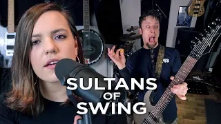 sultans of swing metal cover by leo moracchioli feat mary spender