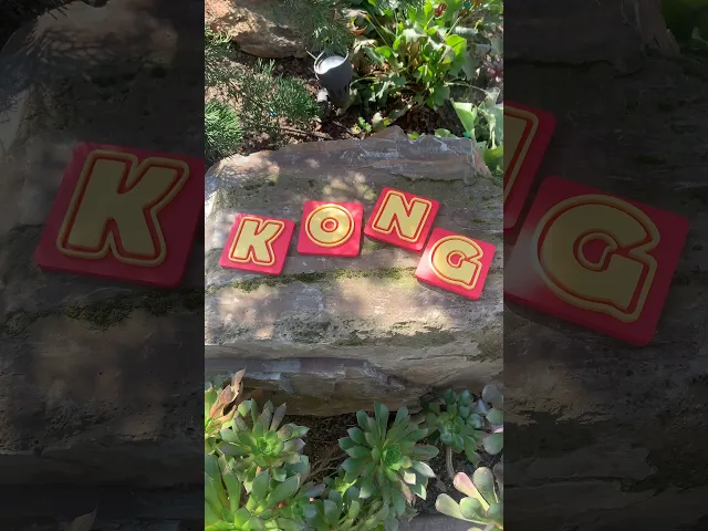 Donkey Kong Country Tropical Freeze KONG Letters video thumbnail