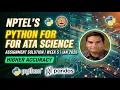 NPTEL Python for Data Science Week 5 Solution Jan 2026 Higher Accuracy Prof R Rengasamy