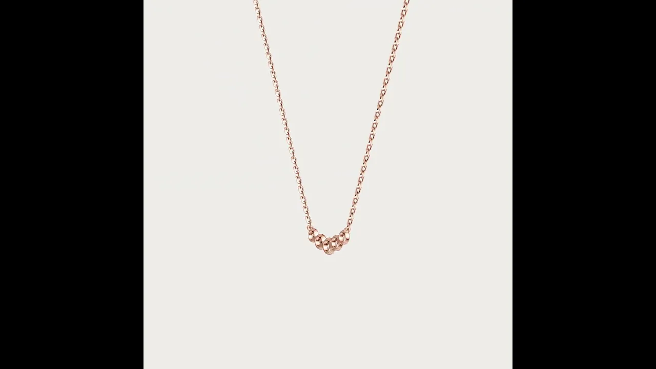 Worth It | Five Stone Bezel Diamond Station Necklace