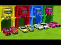 Download Lagu TRANSPORTING ALL POLICE CARS \u0026 AMBULANCE EMERGENCY VEHICLES WITH MERCEDES ELECTRIC TRUCKS ! FS22