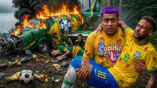 A SELEÇÃO BRASILEIRA SOFREU UM GRAVE ACIDENTE DE AVIÃO E NEYMAR ESTÁ FORA DA COPA *😨 