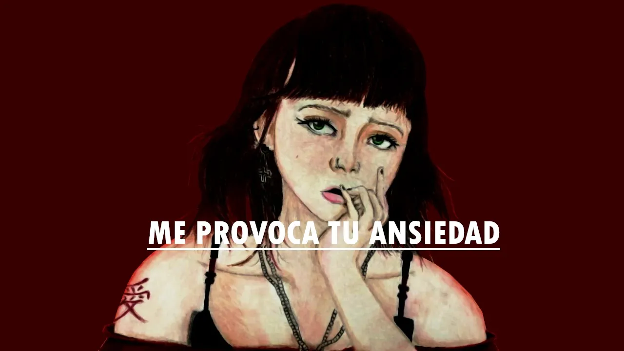 "ME PROVOCA TU ANSIEDAD" |LYRIC VIDEO-MANU ORTEGA (Prod. BRXKEN)