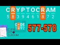 CRYPTOGRAM Word Logic Puzzles level 577 578