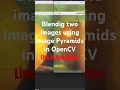 Blending Images using Image Pyramids
