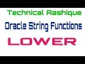 lower function in oracle string function