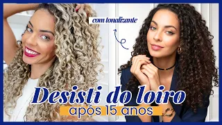 Como Escurecer o Cabelo Loiro em Casa com Tonalizante (Fácil!)
