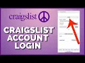 How To Login Craigslist Account 2023 Craigslist Sign In