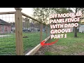 Part 1 Modular Hogwire Panel Fence with Dado Groove