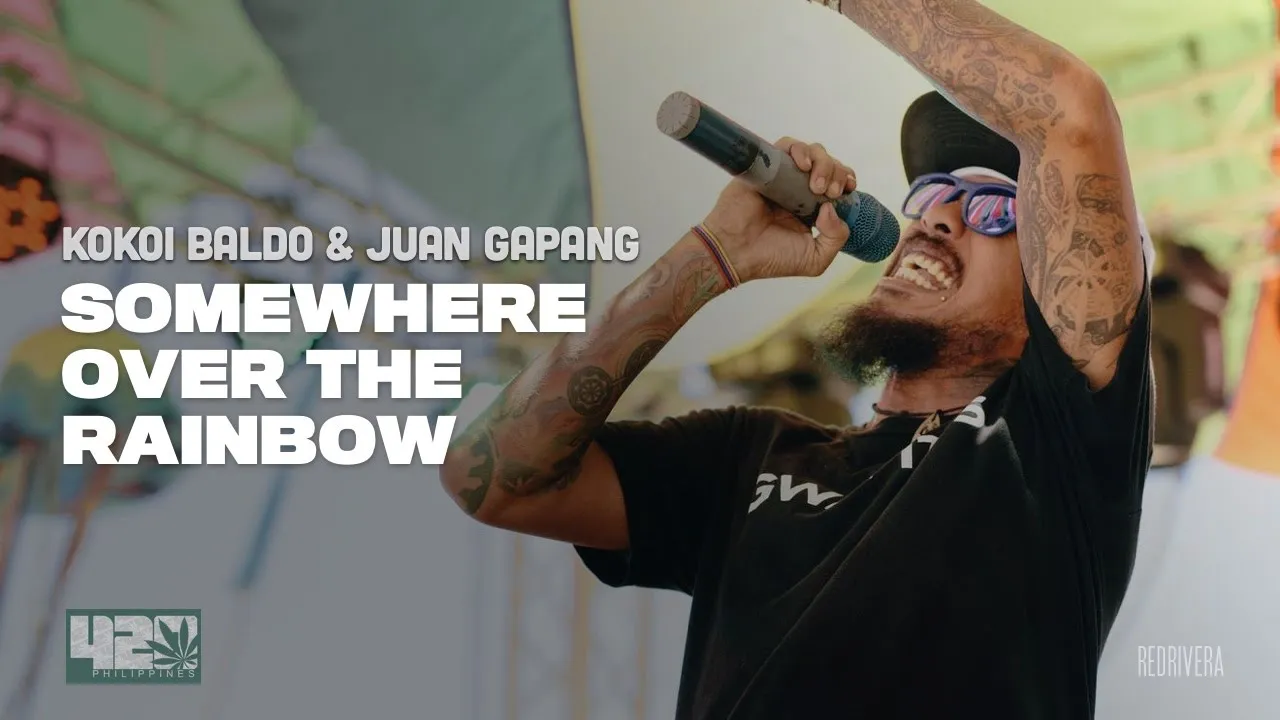 Kokoi Baldo and Juan Gapang - Somewhere Over the Rainbow (Live Cover w/ Lyrics)