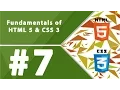 Fundamentals of HTML5 and CSS - Part 7