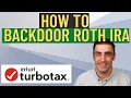 Backdoor Roth IRA - TurboTax